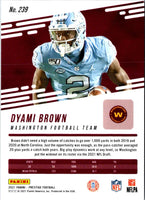 2021 Panini Prestige Dyami Brown #239 Rookie