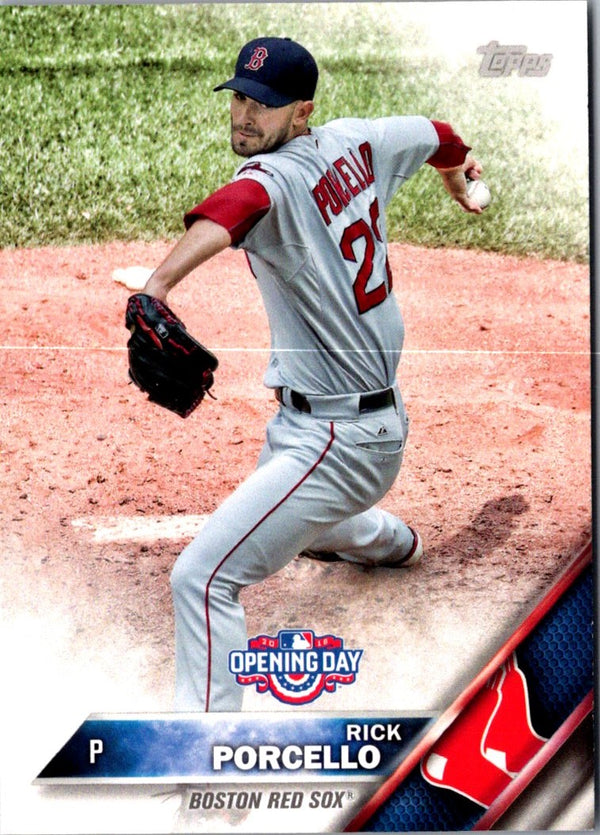 2016 Topps Opening Day Rick Porcello #OD-9