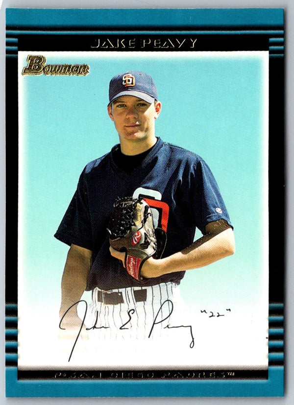 2002 Bowman Jake Peavy #433