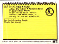 1991 ProCards Steve Jones #3974
