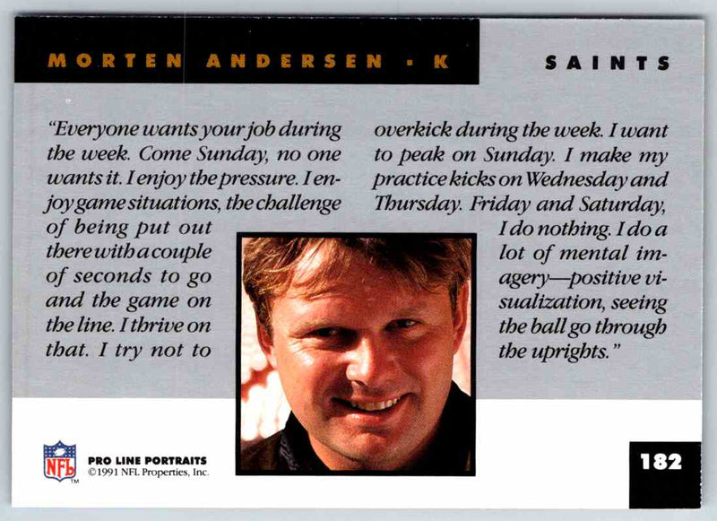 1991 ProLine Morten Andersen