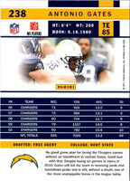 2011 Score Antonio Gates #238