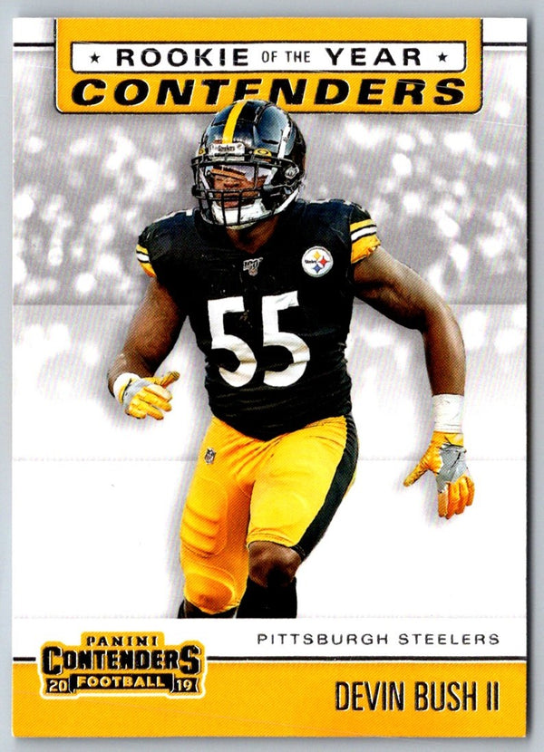 2019 Panini Absolute Devin Bush II #183 Rookie