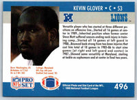 1990 Proset Kevin Glover #496