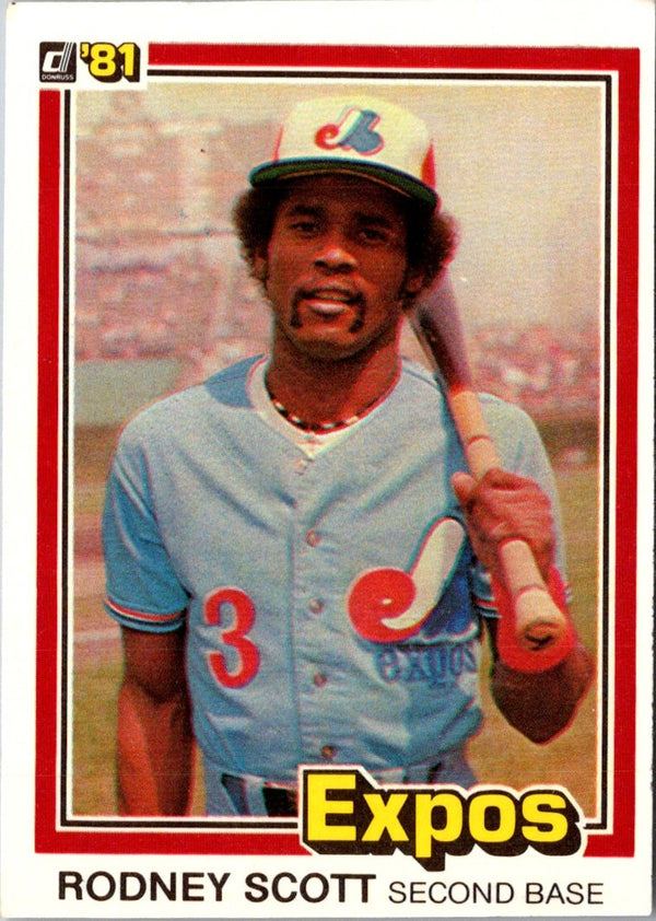 1981 Donruss Rodney Scott #209