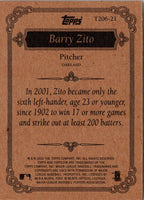 2002 Topps 206 Team Series 2 Barry Zito #T206-21