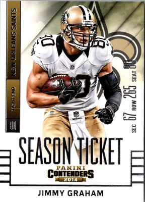 2014 Panini Contenders Jimmy Graham #83