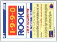1990 Score Fred Washington #625 Rookie