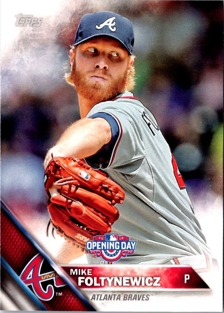 2016 Topps Opening Day Mike Foltynewicz