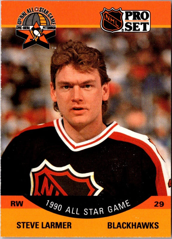 1990 Pro Set Steve Larmer #345