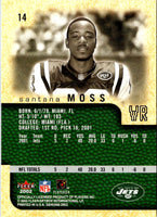 2002 Fleer Genuine Santana Moss #14