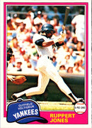 1981 Topps Ruppert Jones
