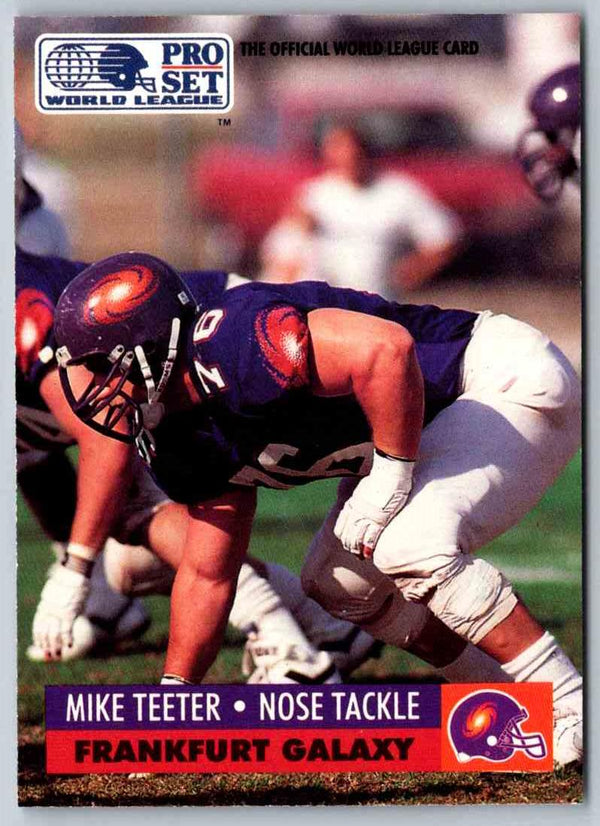 1991 Proset World League Mike Teeter #66
