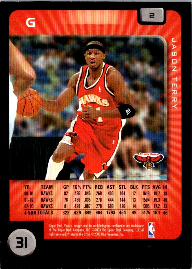 2003 Upper Deck Victory Jason Terry