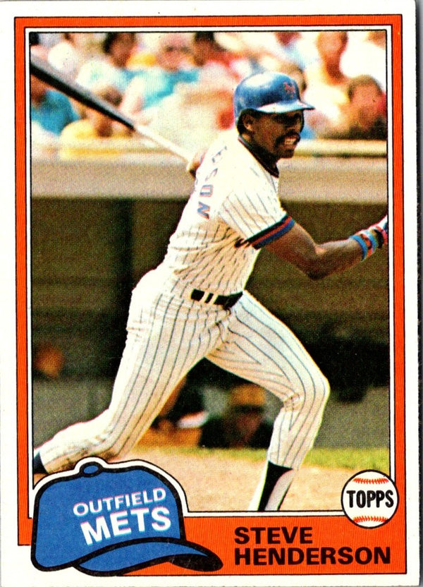 1981 Topps Steve Henderson #619