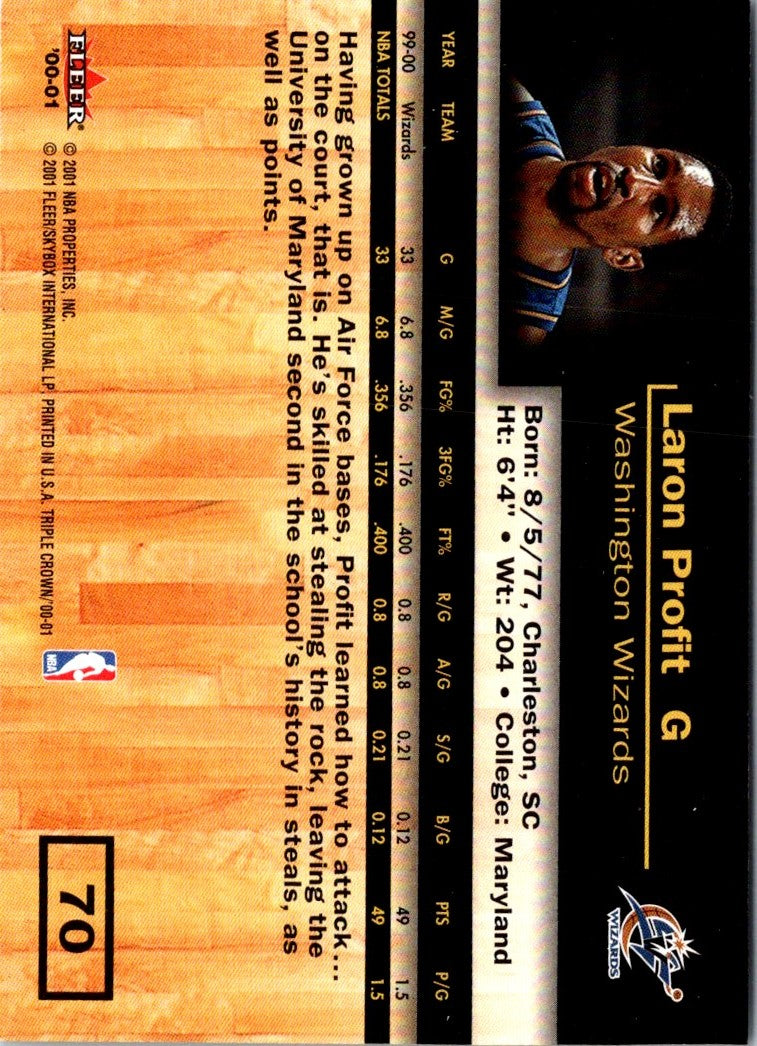 2000 Fleer Triple Crown Laron Profit