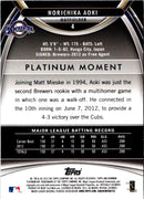 2013 Bowman Platinum Norichika Aoki
