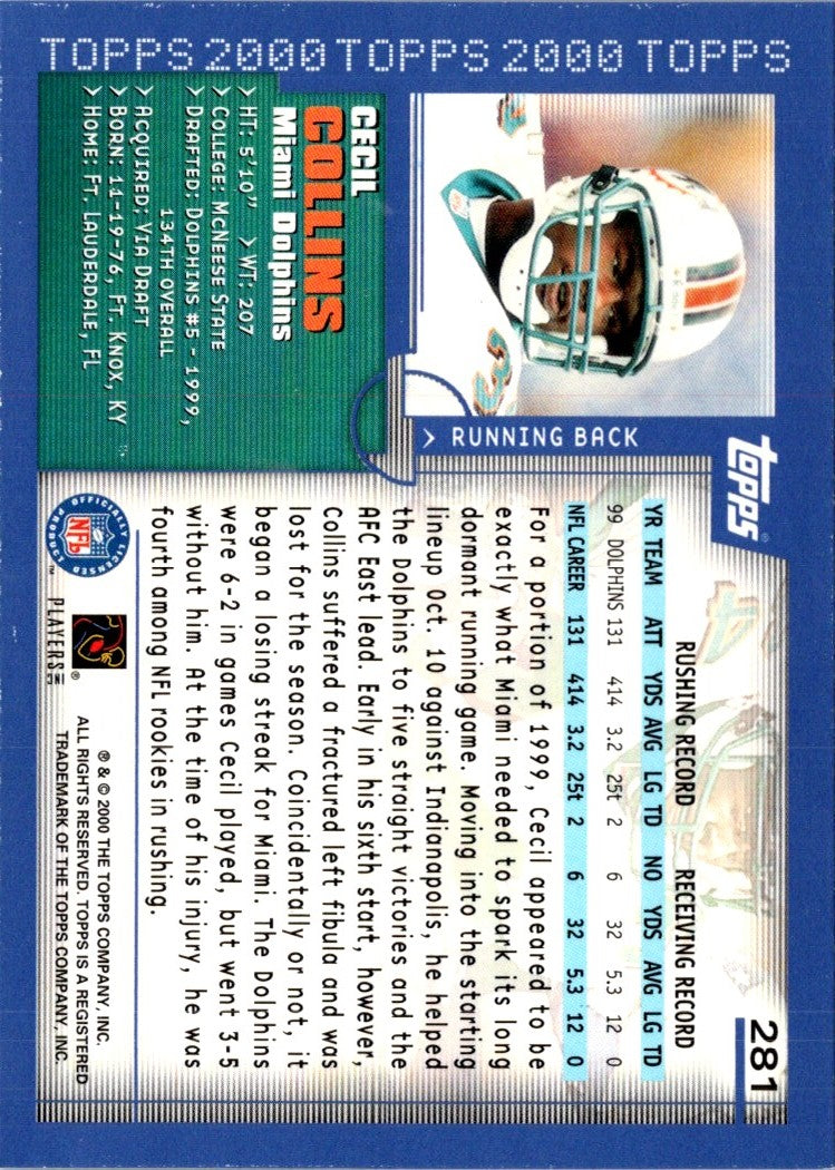 2000 Topps Cecil Collins