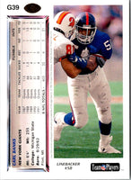 1992 Upper Deck Gold Carl Banks #G39