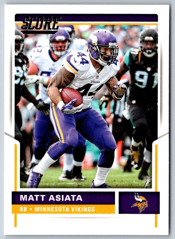 2017 Score Scorecard Matt Asiata #243