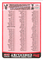 2004 Topps Checklist Checklist 3 (Green) #NNO