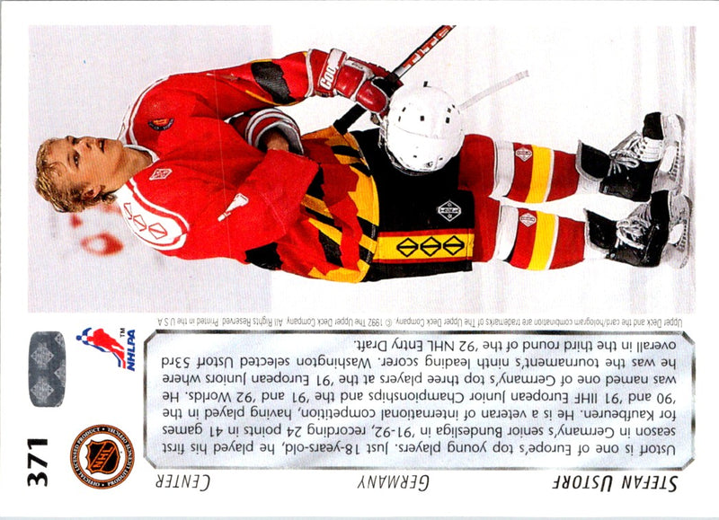 1992 Upper Deck Stefan Ustorf