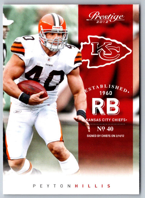 2012 Panini Prestige Peyton Hillis #44