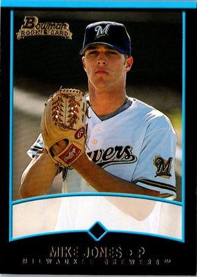 2001 Bowman Draft Picks & Prospects Mike Jones #BDP96 Rookie