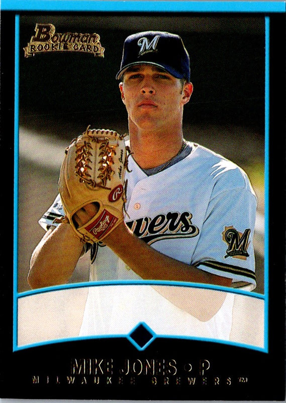 2001 Bowman Draft Picks & Prospects Mike Jones #BDP96 Rookie