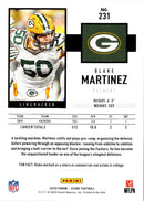 2020 Score Green Blake Martinez
