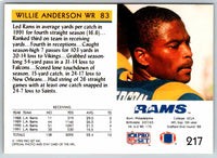 1992 Proset Flipper Anderson #217