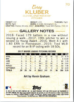 2018 Topps Gallery Corey Kluber #70