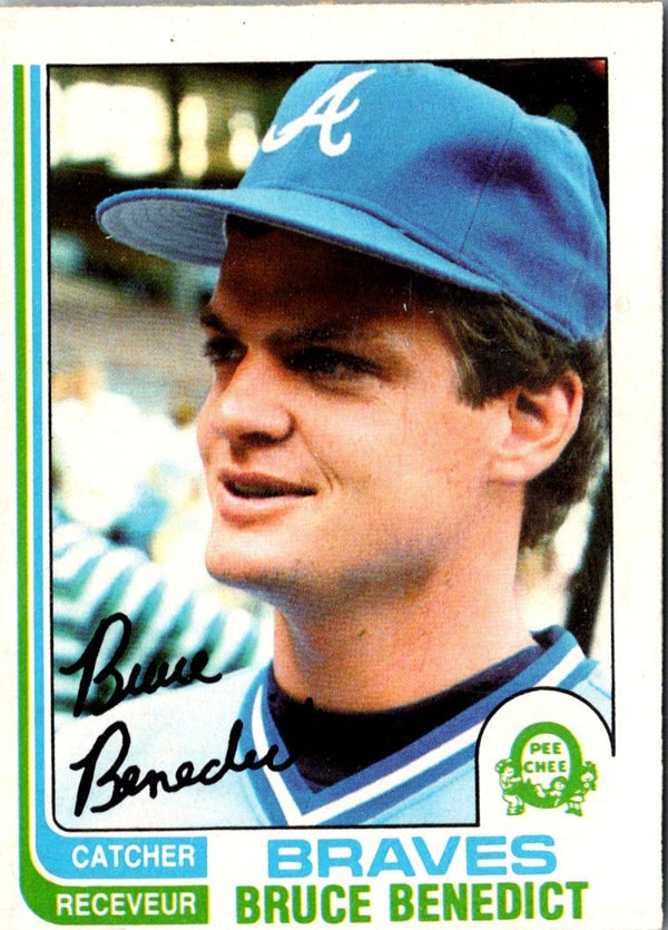 1982 O-Pee-Chee Bruce Benedict #168