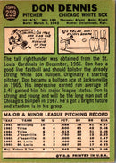 1967 Topps Don Dennis