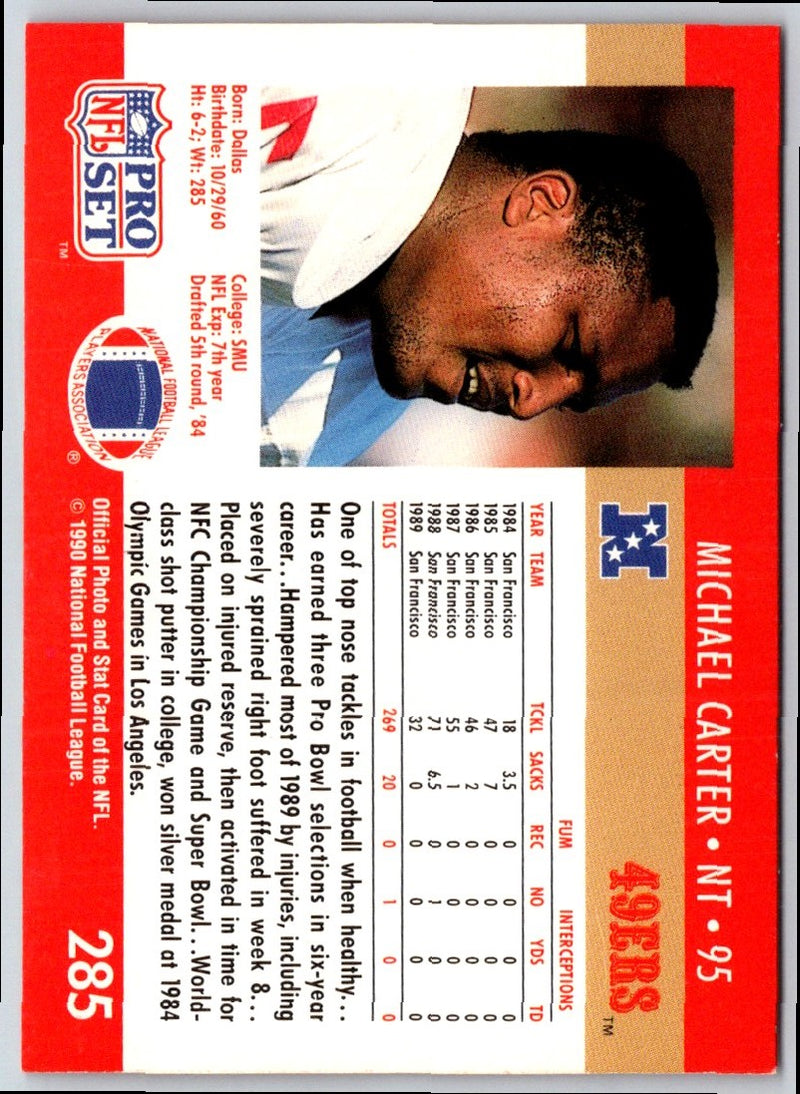 1990 Pro Set Michael Carter