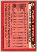 1986 O-Pee-Chee Chris Brown