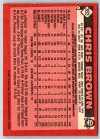 1986 O-Pee-Chee Chris Brown #383