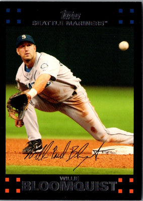 2007 Topps Willie Bloomquist #585