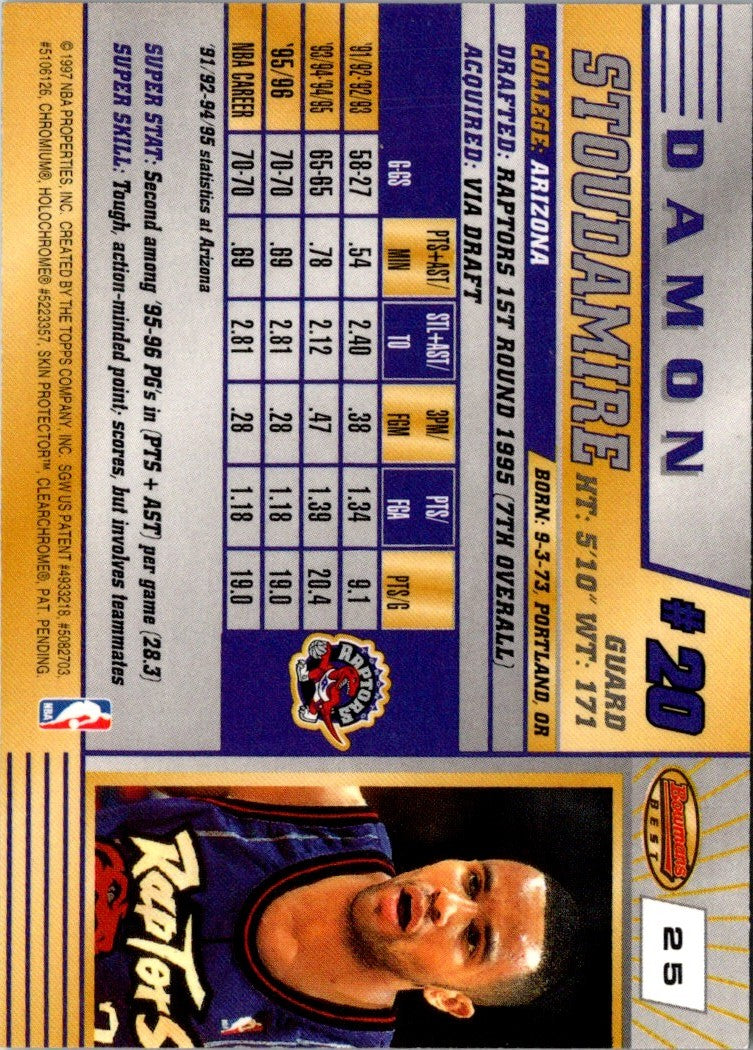 1996 Bowman's Best Damon Stoudamire