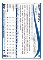 2014 Topps 1st Edition Matt Harvey #33