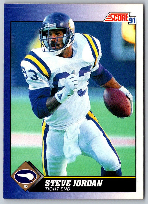 1991 Score Steve Jordan #83