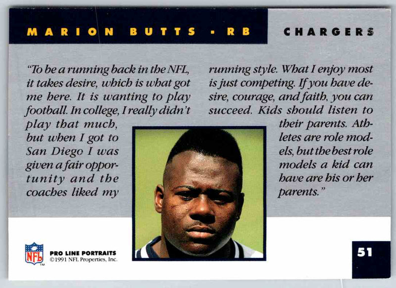 1991 ProLine Marion Butts