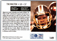 1991 Proset World League Tim Walton #149