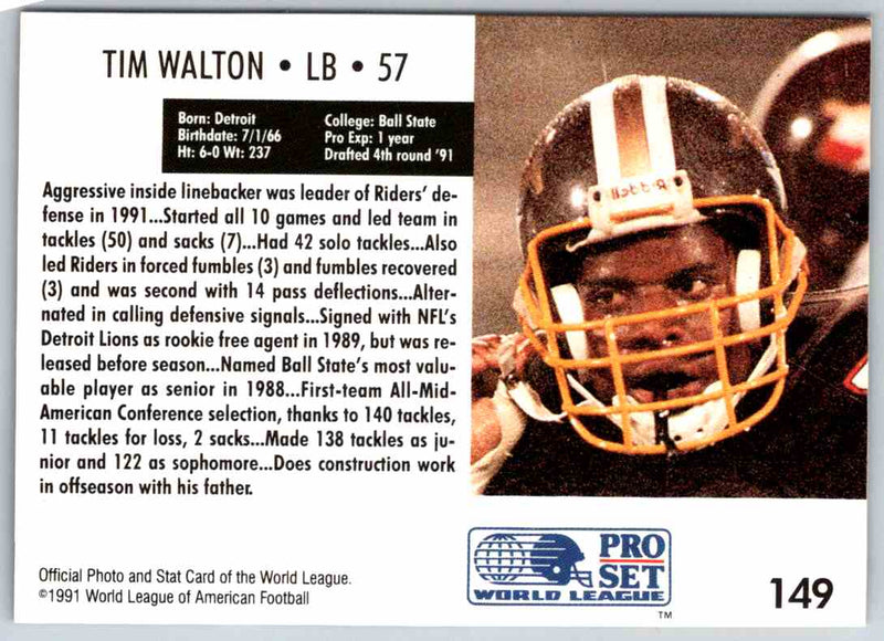 1991 Proset World League Tim Walton