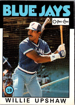1986 O-Pee-Chee Willie Upshaw #223