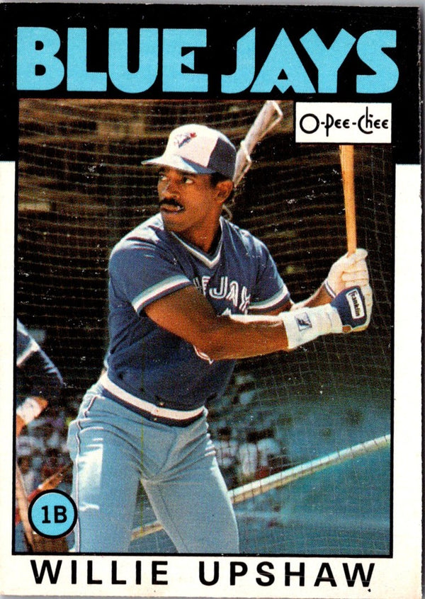 1986 O-Pee-Chee Willie Upshaw #223