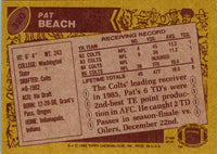 1986 Topps Pat Beach #320 Rookie NM+