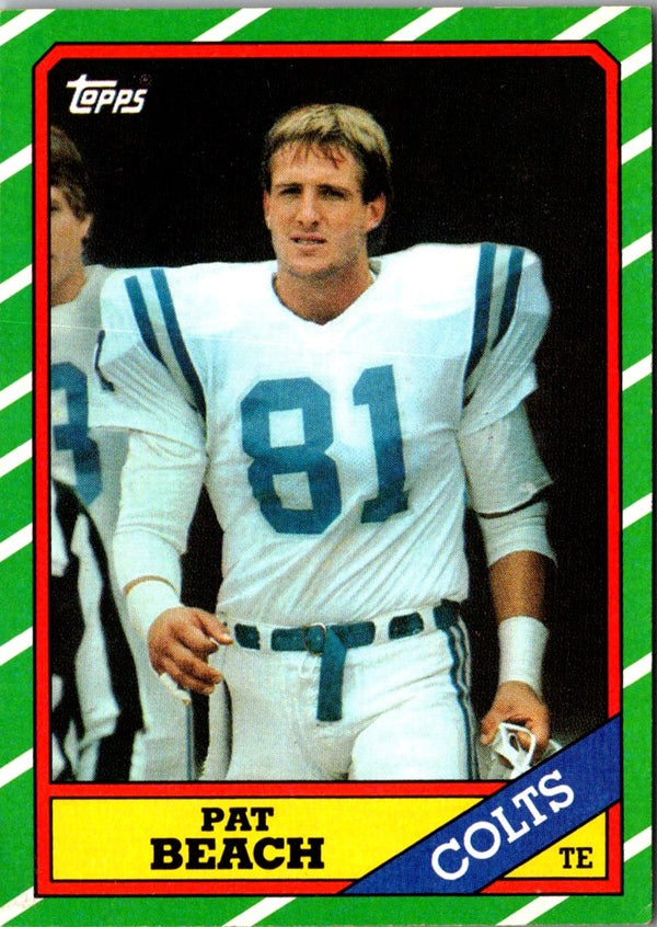 1986 Topps Pat Beach #320 Rookie NM+