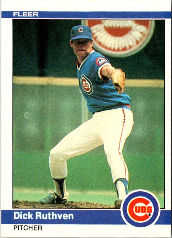 1984 Fleer Dick Ruthven #503