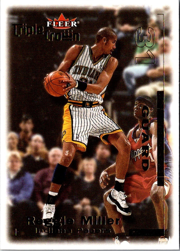 2000 Fleer Triple Crown Reggie Miller #62